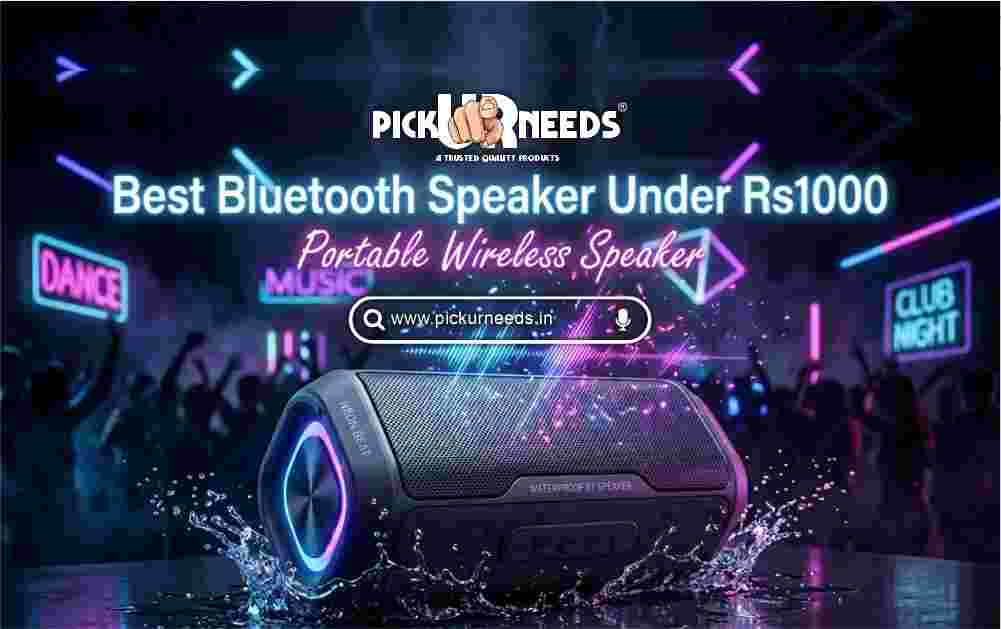 Best Bluetooth speaker under ₹1000 &ndash; portable wireless with deep bass